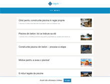 Tablet Screenshot of piscinepremium.ro